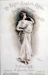 Cover of the program of the opera Ivanhoe'(after Walter Scott