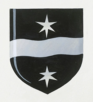 Black Color Prints: Crest, drawing