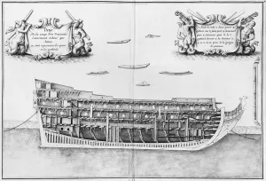 Hold Prints: Cross-section of the fully completed inside of a vessel
