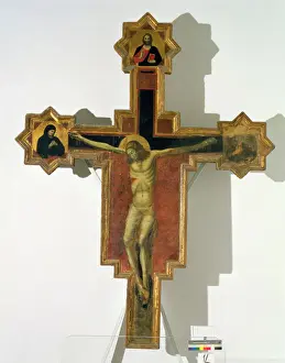 Pietro Da Rimini Prints: Crucifixion (tempera on panel)