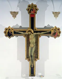 Pietro Da Rimini Prints: Crucifixion (tempera on panel)