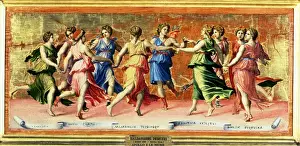 Thalia Prints: The Dance of Apollo with the Muses