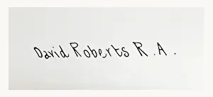 Autograph Prints: David Roberts