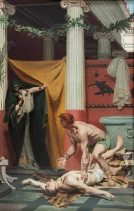 Giuseppe Maria (1665-1747) Crespi Prints: The Death of the Emperor Commodus