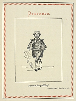The Seasons Prints: December. Remove the pudding!