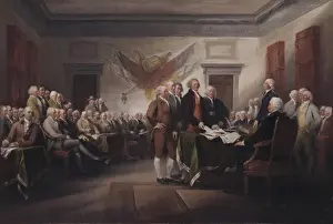 The Declaration of Independence, July 4, 1776, 1817 (oil on canvas)