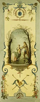 Three Decorative Panels with Allegories of Winter, Summer and Autumn (3 of 3 Three Decorative Panels with Allegories of Winter, Summer and Autumn (3 of 3