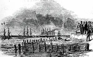 A demonstration of Captain Jernigan's method of saving lives, 1850