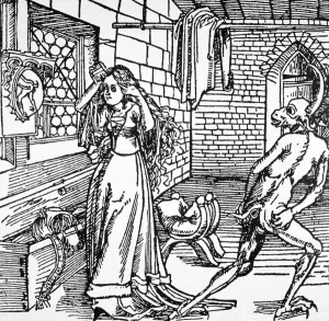 The Devil and the Coquette, copy of an illustration from Der Ritter von Turm The Devil and the Coquette, copy of an illustration from Der Ritter von Turm