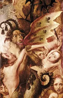 Images Dated 22nd August 2021: Devil, scene of Hell