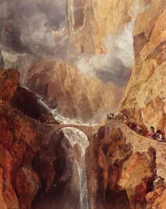 Sheer Prints: The Devils Bridge (w / c on paper)