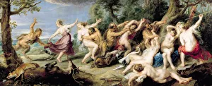 Diana and her Nymphs Surprised by Fauns, 1638-40 (oil on canvas) Diana and her Nymphs Surprised by Fauns, 1638-40 (oil on canvas)