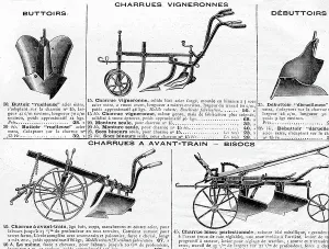 Plough Prints: different types of plows (winemaker)