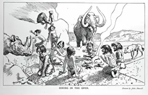 Caveman Prints: Dining in the open