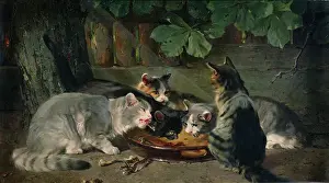 Philip Eustace Stretton Prints: Dinner Time