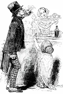 Drinker Prints: The Dram-drinker, 1850
