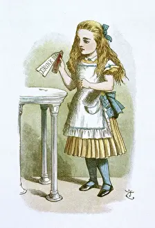 Tenniel John 1820 1914 Prints: Drink me