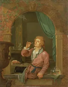Music Up To 16th Century Prints: Drinking Wine (litho)