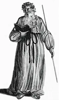 Antiquite Antiquity Prints: Un druide