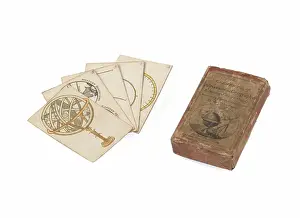 Deck Of Cards Prints: The elements of astronomy and geography explained, 1795 (card, engraving)