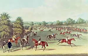 Crt Prints: Epsom: preparing to start, 1830