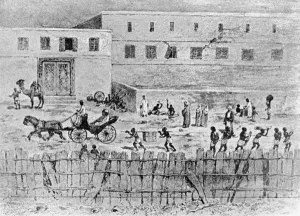 The Esplanade, Zanzibar, from The Arab and the African, by Septimus Tristram Pruen The Esplanade, Zanzibar, from The Arab and the African, by Septimus Tristram Pruen