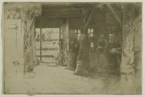 Flour Mill Prints: The Mill (etching)