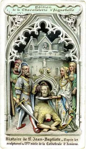 Beheading Prints: Evocation of Saint John the Baptist with his sharp head