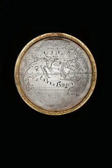 Sculptural Prints: Two exceptional terrestrial and celestial globes, supported by Hercules and Atlas
