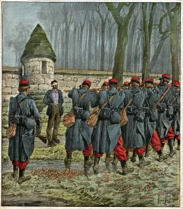 Ist World War Prints: Execution of a german spy, 1914 (print)