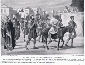 A.C. Weatherstone Prints: The execution of the patriarch Constantine