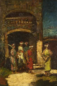 Orientalist Prints: The Executioner, c. 1860-80 (oil on panel)