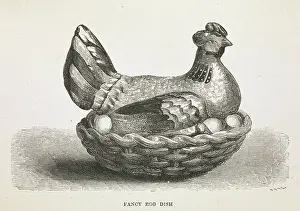 Dishware Prints: Fancy egg dish