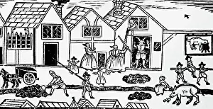 Sowing Prints: A farming scene