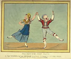 Georgians Exhibition Prints: The favourite comic dance