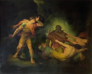 The Fire King appears to Count Albert, c.1801-10 (oil on canvaS) The Fire King appears to Count Albert, c.1801-10 (oil on canvaS)