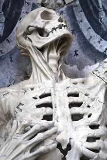 Images Dated 2007 August: Flayed, or The Skeleton, detail (stone)