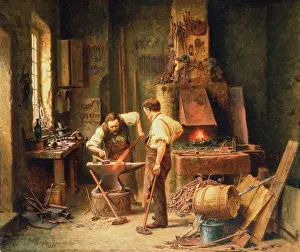 Tongs Prints: The Forge, 1836