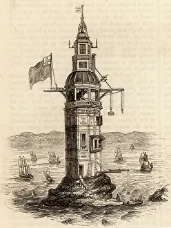 The fourth Eddystone lighthouse