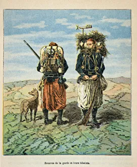 French and Germans, anecdotal history of the War of 1870-1871, 1888, illustration by Georges Hardouin (1846-1893) French and Germans, anecdotal history of the War of 1870-1871, 1888, illustration by Georges Hardouin (1846-1893)