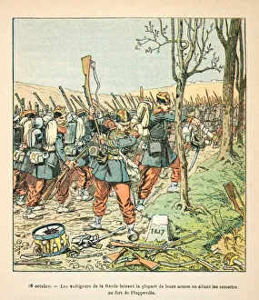 French and Germans, Anecdotal History of the War of 1870-1871, 1888, illustration by Georges Hardouin (1846-1893) French and Germans, Anecdotal History of the War of 1870-1871, 1888, illustration by Georges Hardouin (1846-1893)