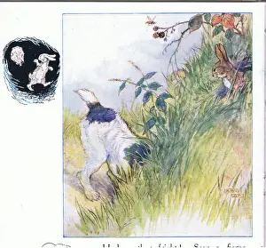 Fright Prints: Had a fright (litho)