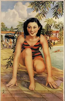 Calendar Prints: Fun By The Pool