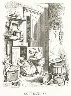 Oskar Pletsch Prints: G: Gluttony