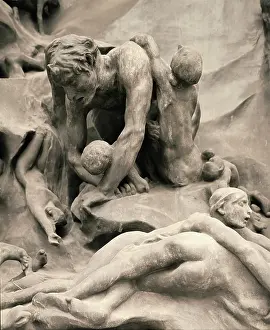 Auguste Rodin Prints: Gate of Hell: Ugolino