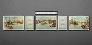 Series Prints: Gateways of Empire, complete set