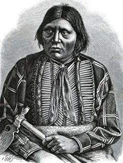 Plains Prints: Grey Eagle an Apache chief