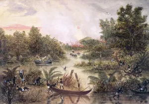 Gunboat Diplomacy, 1877 (w/c on paper) Gunboat Diplomacy, 1877 (w/c on paper)