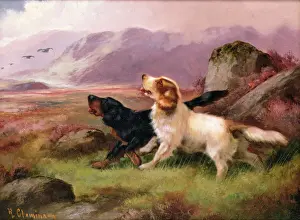 Samuel John Peploe Prints: Gundogs (one of a pair)
