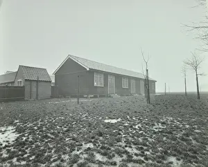 Misty Prints: Hackney Marsh Playing Fields, London, 1937 (b/w photo)